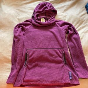 Melanzana micro grid hoodie